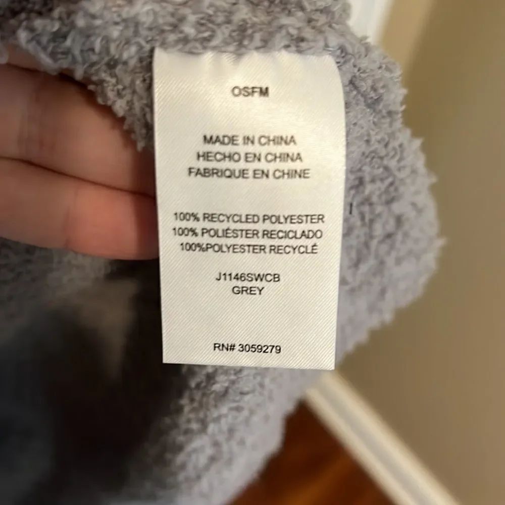 New Thread & Supply gray fuzzy cardigan - Picture 3 of 5